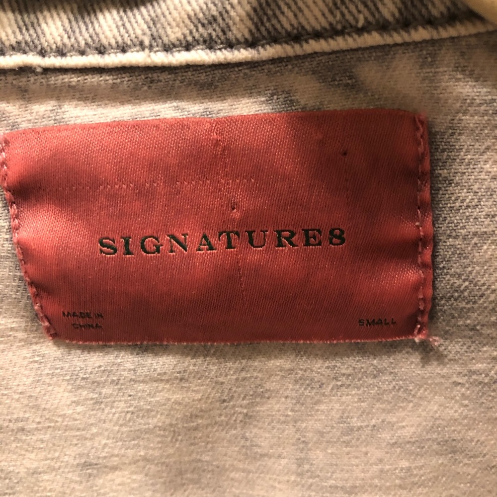 Signature8 gray washout Jean jacket - Picture 3 of 4